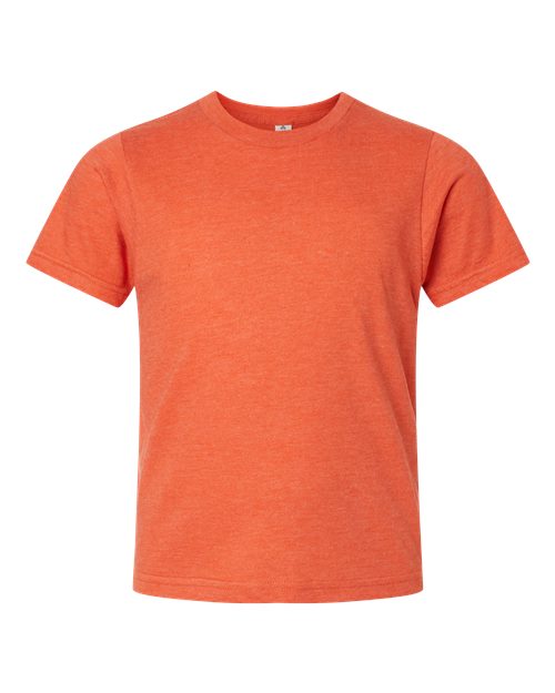 Youth Fine Jersey T-Shirt - Heather Orange Front