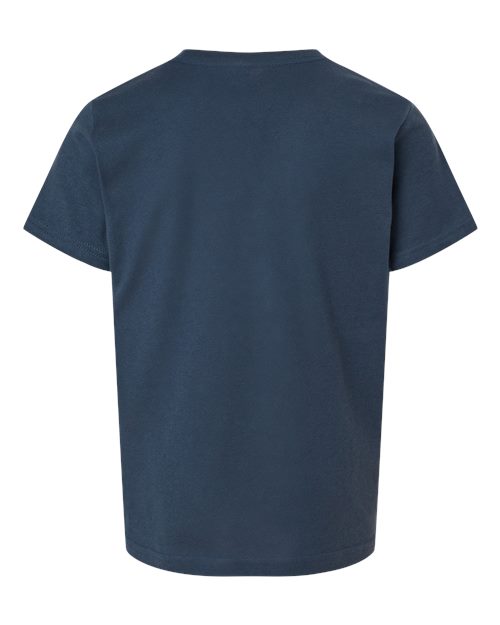 Youth Fine Jersey T-Shirt - Indigo Back