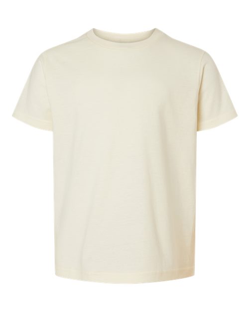 Youth Fine Jersey T-Shirt - Natural Front