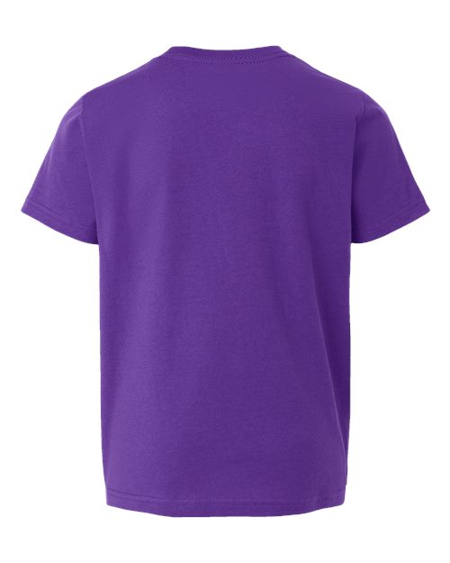 Youth Fine Jersey T-Shirt - Purple Back