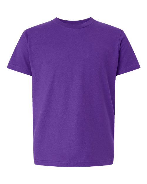 Youth Fine Jersey T-Shirt - Purple Front