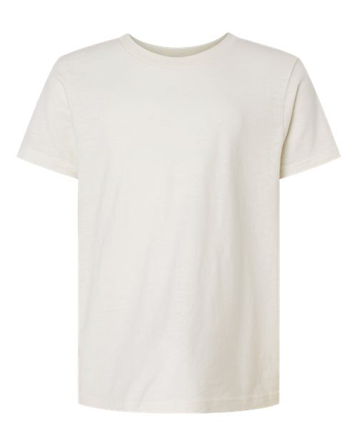 Youth Fine Jersey T-Shirt - Vintage White Front