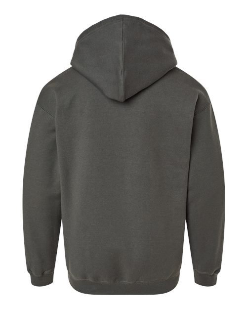 Youth Hooded Sweatshirt - Charcoal Back