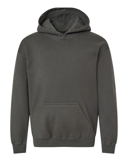 Youth Hooded Sweatshirt - Charcoal Front