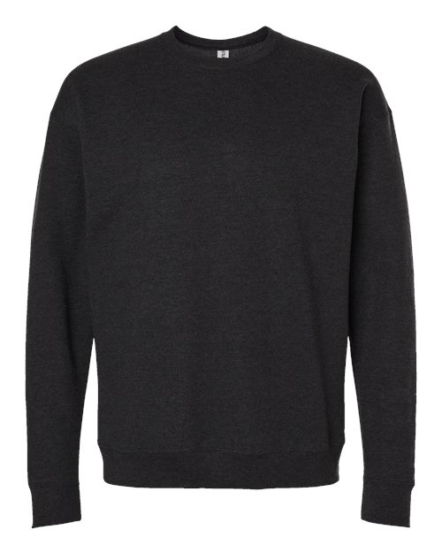 Unisex Fleece Crewneck Sweatshirt - Heather Graphite Front