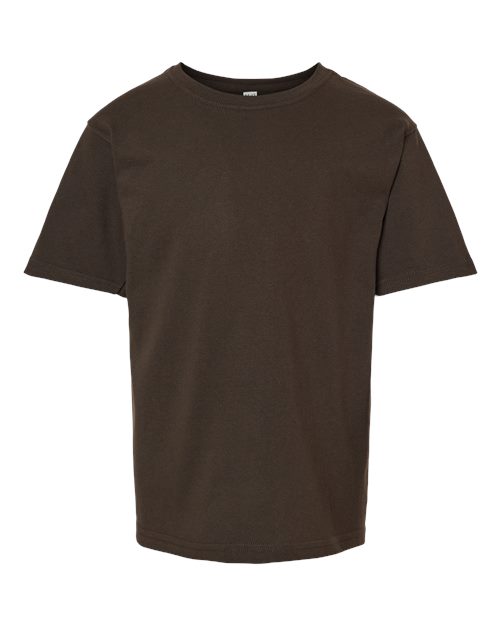 Youth Gold Soft Touch T-Shirt - Chocolate Front