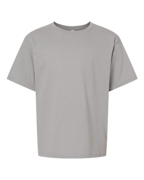 Youth Gold Soft Touch T-Shirt - Gravel Front