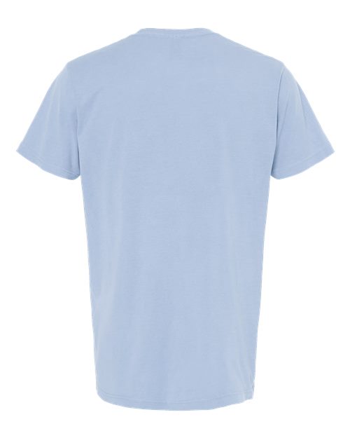 Unisex Vintage Garment-Dyed T-Shirt - Chambray Back