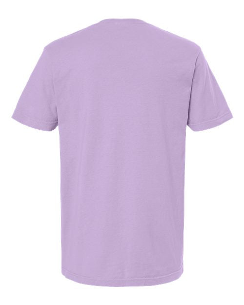 Unisex Vintage Garment-Dyed T-Shirt - Orchid Back