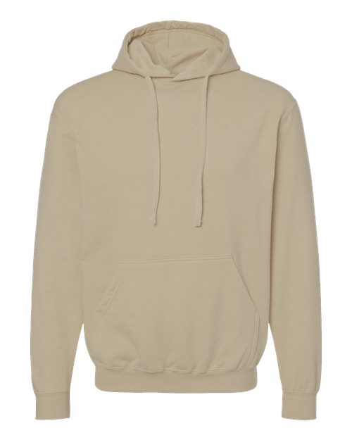 Unisex Fleece Hooded Sweatshirt - Sand Front