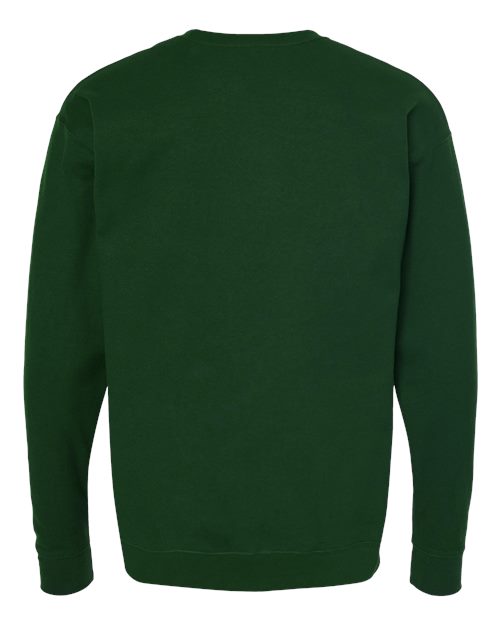 Unisex Fleece Crewneck Sweatshirt - Forest Back