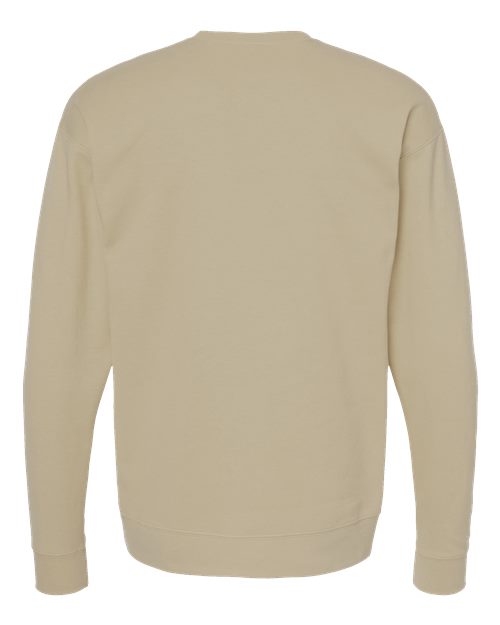 Unisex Fleece Crewneck Sweatshirt - Sand Back
