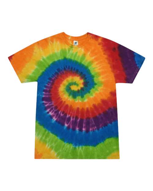 Unisex Multi-Color Tie-Dyed T-Shirt - Prism Front