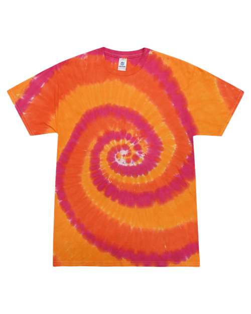 Unisex Multi-Color Tie-Dyed T-Shirt - Hypnotize Front