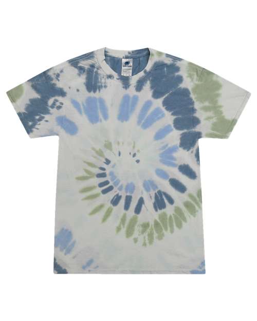 Unisex Multi-Color Tie-Dyed T-Shirt - Grand Canyon Front