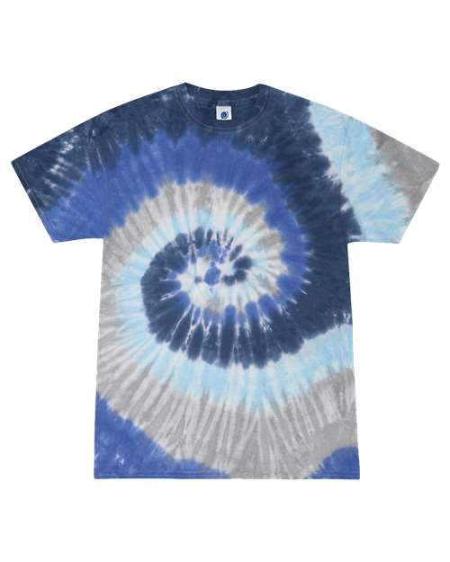 Unisex Multi-Color Tie-Dyed T-Shirt - Moonbeam Front