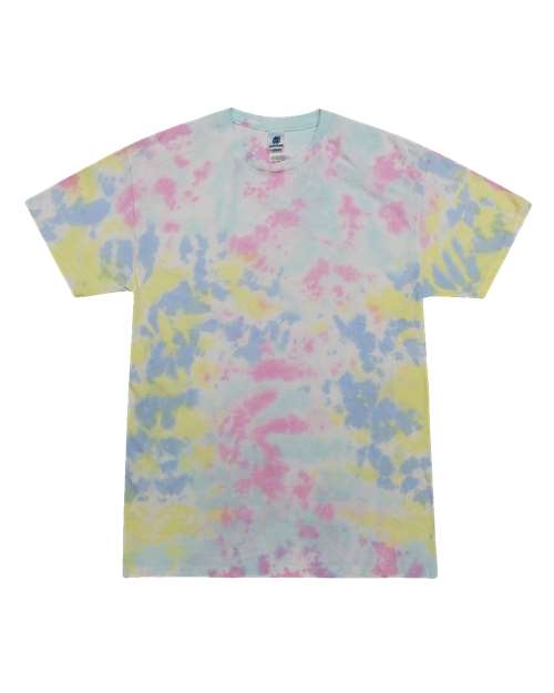 Youth Multi-Color Tie-Dyed T-Shirt - Dharma Front