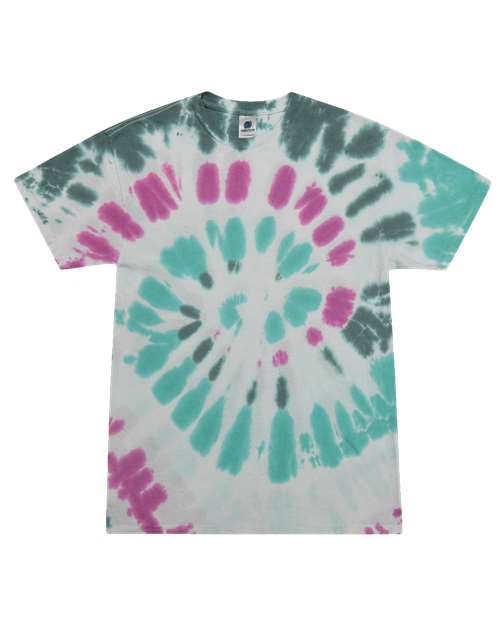 Youth Multi-Color Tie-Dyed T-Shirt - Everglades Front