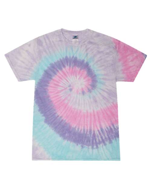 Youth Multi-Color Tie-Dyed T-Shirt - Unicorn Front