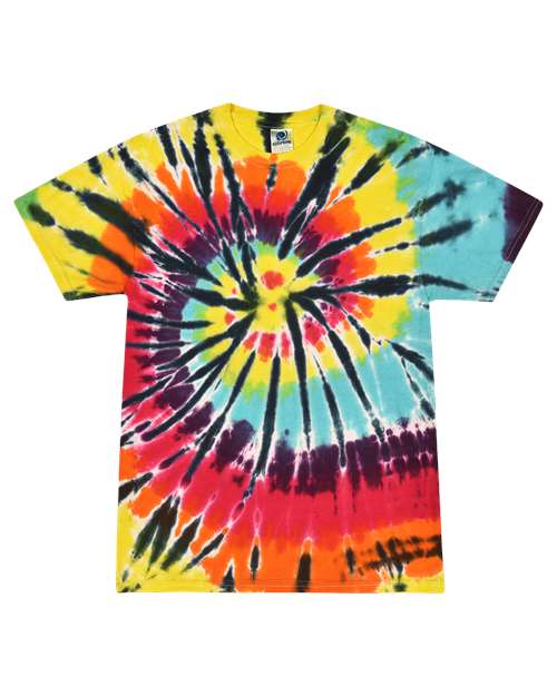 Youth Multi-Color Tie-Dyed T-Shirt - Lava Lamp Front