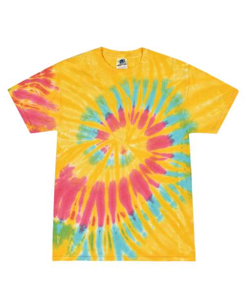 Youth Multi-Color Tie-Dyed T-Shirt - Aurora Front
