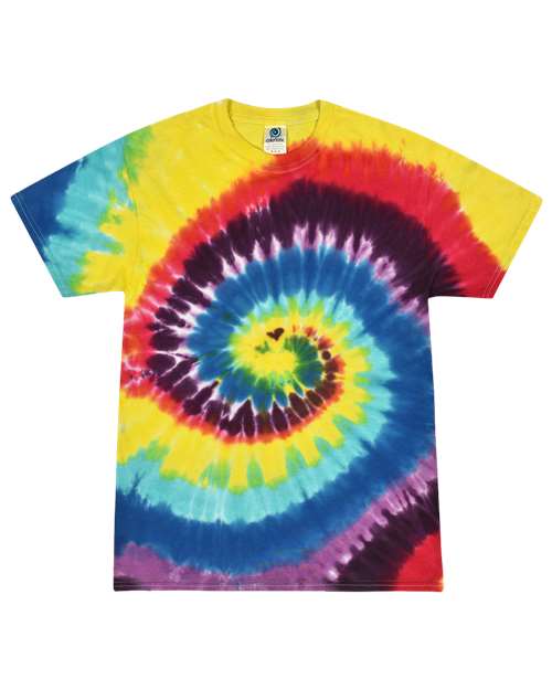 Youth Multi-Color Tie-Dyed T-Shirt - Carnival Front