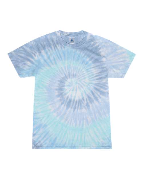 Youth Multi-Color Tie-Dyed T-Shirt - Lagoon Front