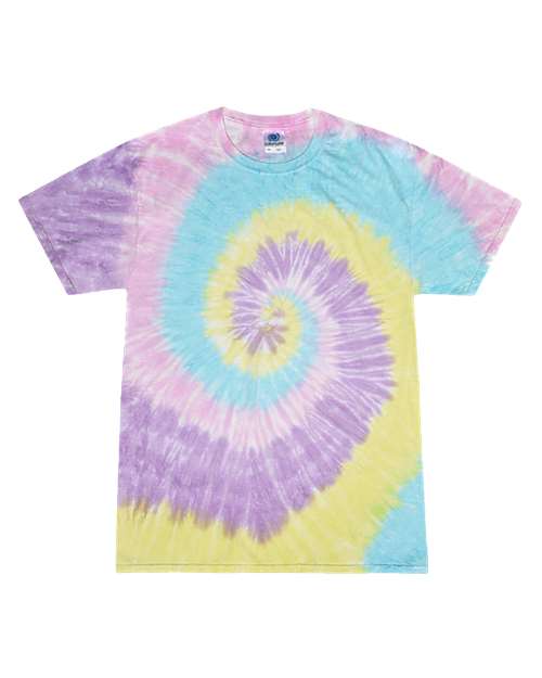 Youth Multi-Color Tie-Dyed T-Shirt - Jellybean Front
