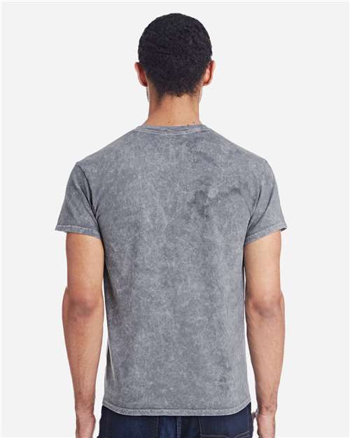 Unisex Mineral Wash T-Shirt - Mineral Grey Back