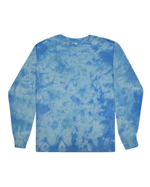 Unisex Crystal Wash Long Sleeve T-Shirt - Crystal Carolina Blue Front