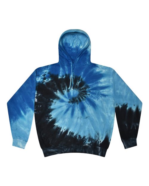 Youth Tie-Dyed Hooded Sweatshirt - Blue Ocean Front