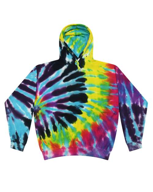 Youth Tie-Dyed Hooded Sweatshirt - Flashback Front