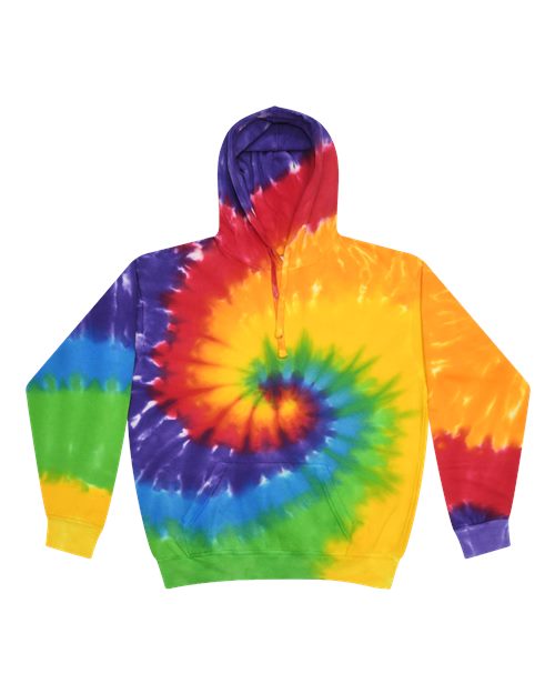 Youth Tie-Dyed Hooded Sweatshirt - Prism Front
