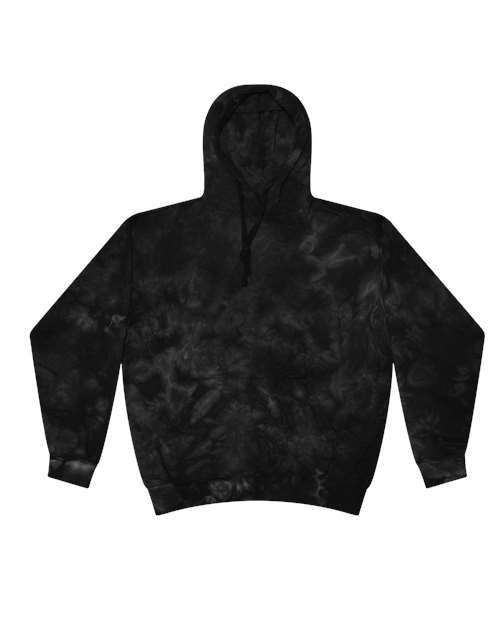 Unisex Crystal Wash Hooded Sweatshirt - Crystal Black Front