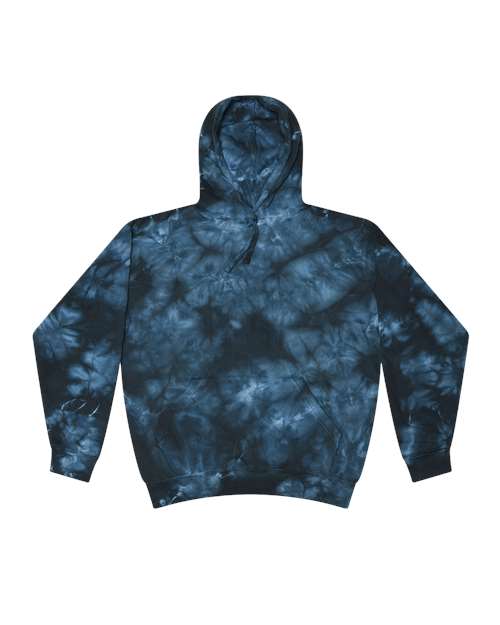 Unisex Crystal Wash Hooded Sweatshirt - Crystal Navy Front