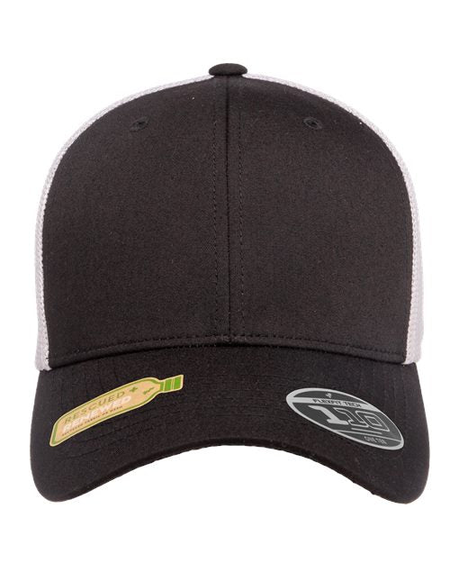110® Recycled Mesh Cap - Black/ White Front
