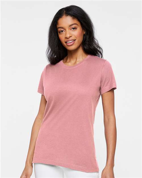 Women's Fine Jersey Tee - Vintage Mauvelous Front