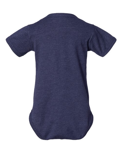 Infant Fine Jersey Bodysuit - Vintage True Navy Back
