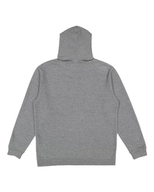 Unisex Full-Zip Fleece Hoodie Sweatshirt - Granite Heather Back