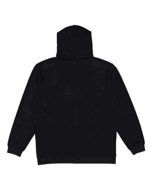 Unisex Full-Zip Fleece Hoodie Sweatshirt - Navy Back