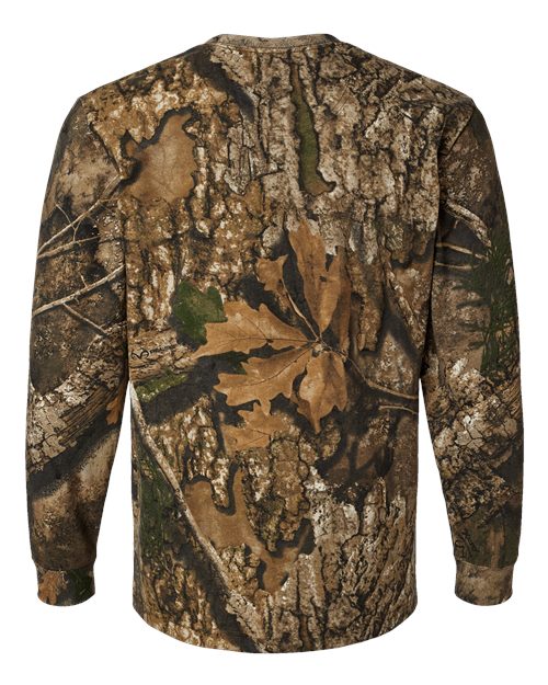 Men's Realtree® Camo Long Sleeve T-Shirt - RealTree APX Back