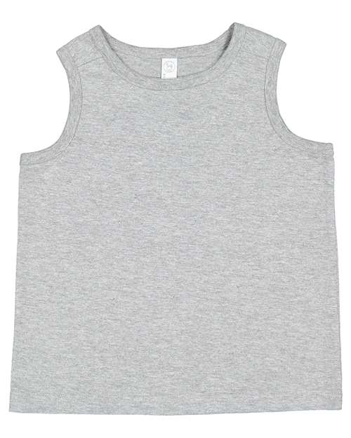 Toddler Fine Jersey Tank - Heather Front