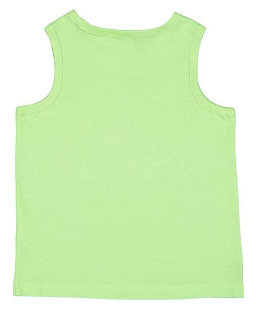 Toddler Fine Jersey Tank - Key Lime Back