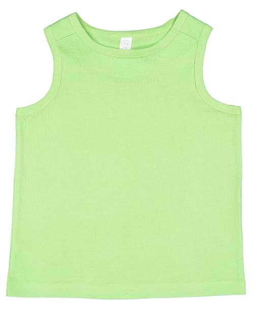 Toddler Fine Jersey Tank - Key Lime Front