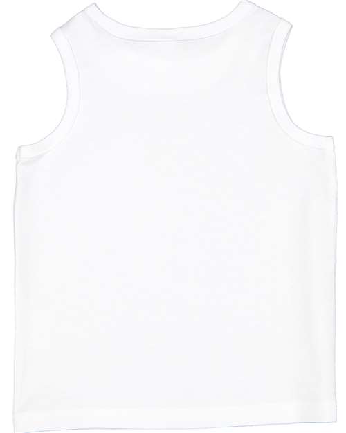 Toddler Fine Jersey Tank - White Back