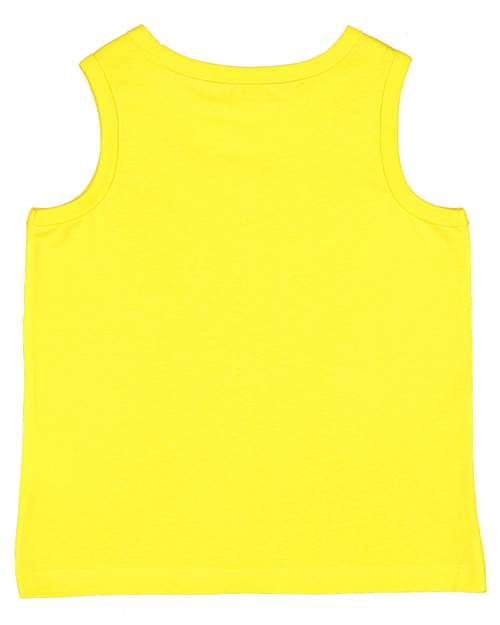 Toddler Fine Jersey Tank - Yellow Back
