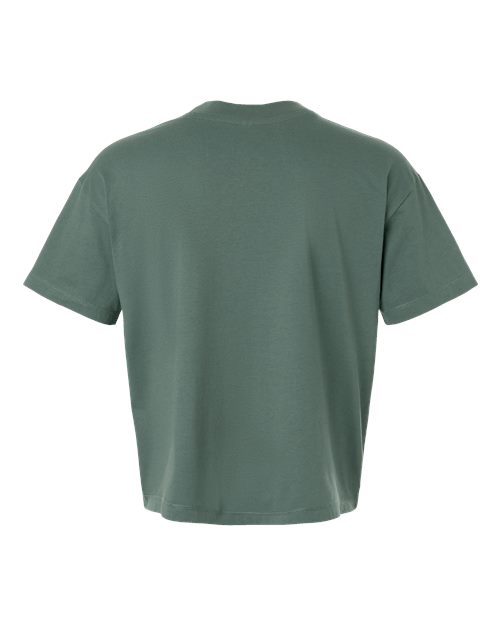 Relaxed Crew Tee - Basil Back