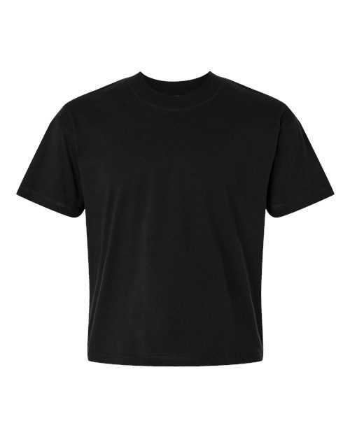 Relaxed Crew Tee - Black Front