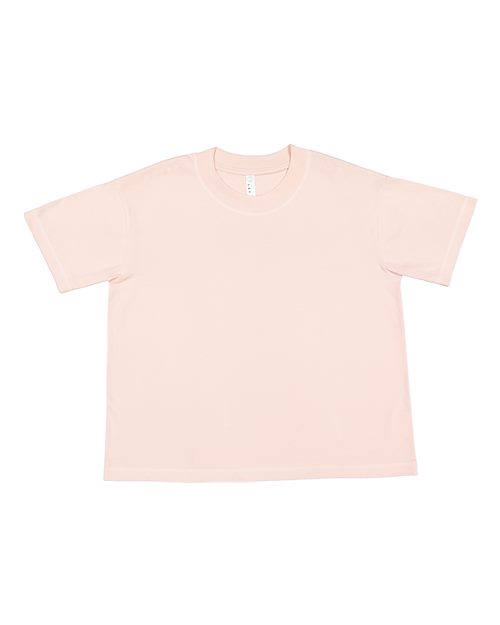 Relaxed Crew Tee - Blush Front
