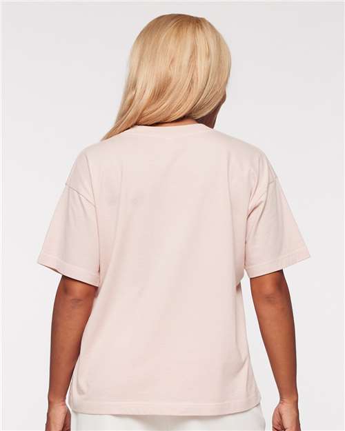 Relaxed Crew Tee - Blush Back